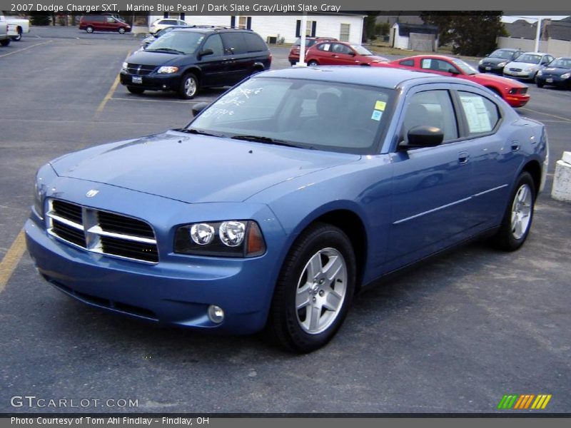 Marine Blue Pearl / Dark Slate Gray/Light Slate Gray 2007 Dodge Charger SXT