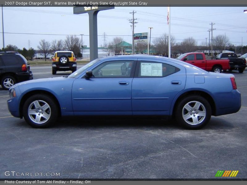 Marine Blue Pearl / Dark Slate Gray/Light Slate Gray 2007 Dodge Charger SXT