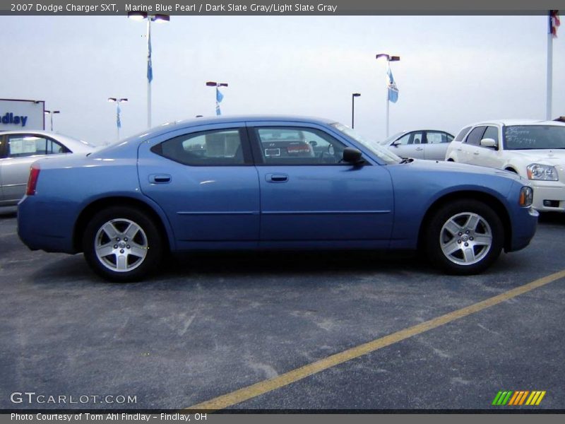 Marine Blue Pearl / Dark Slate Gray/Light Slate Gray 2007 Dodge Charger SXT