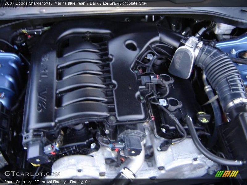 Marine Blue Pearl / Dark Slate Gray/Light Slate Gray 2007 Dodge Charger SXT