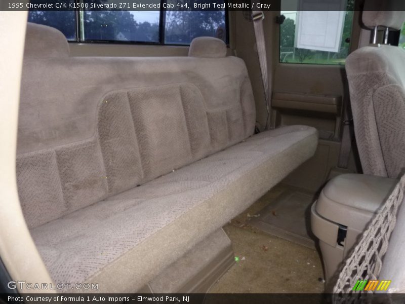 Bright Teal Metallic / Gray 1995 Chevrolet C/K K1500 Silverado Z71 Extended Cab 4x4