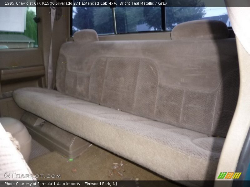Bright Teal Metallic / Gray 1995 Chevrolet C/K K1500 Silverado Z71 Extended Cab 4x4