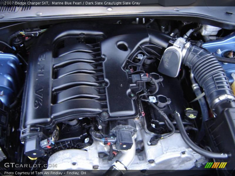 Marine Blue Pearl / Dark Slate Gray/Light Slate Gray 2007 Dodge Charger SXT