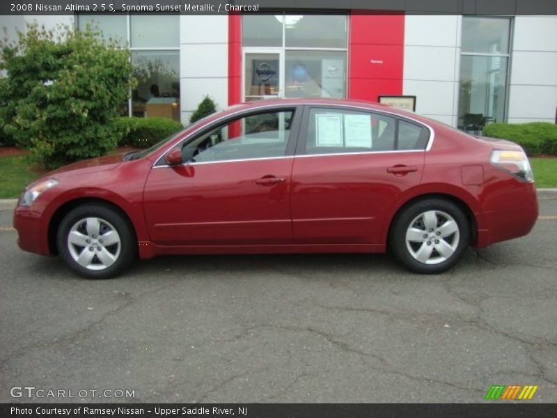 Sonoma Sunset Metallic / Charcoal 2008 Nissan Altima 2.5 S