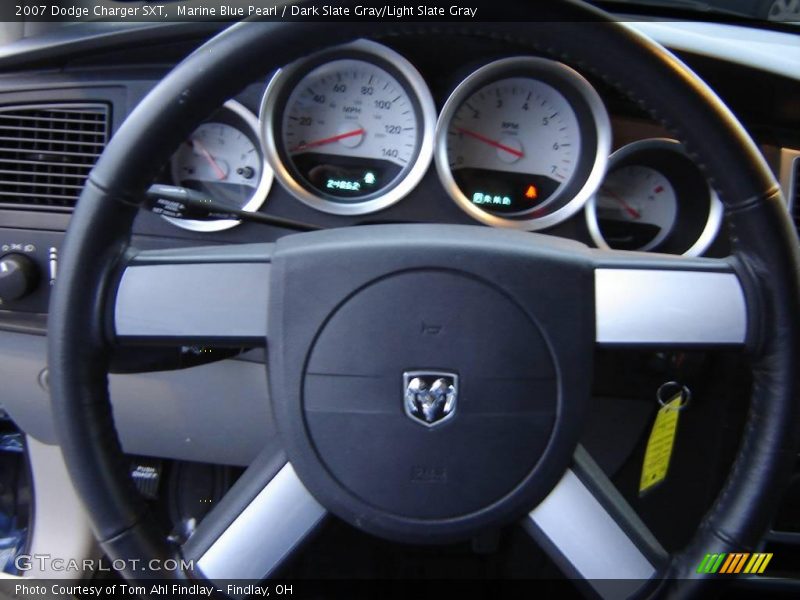 Marine Blue Pearl / Dark Slate Gray/Light Slate Gray 2007 Dodge Charger SXT