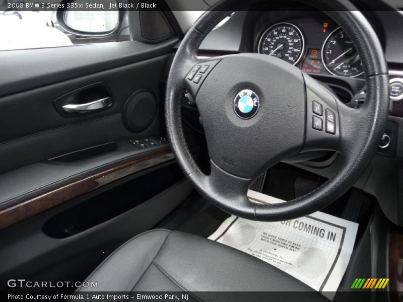 Jet Black / Black 2008 BMW 3 Series 335xi Sedan