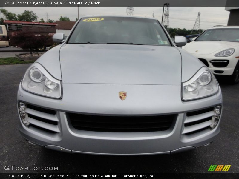 Crystal Silver Metallic / Black 2009 Porsche Cayenne S