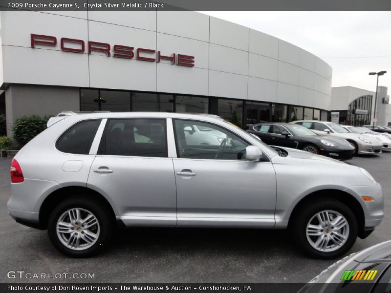Crystal Silver Metallic / Black 2009 Porsche Cayenne S