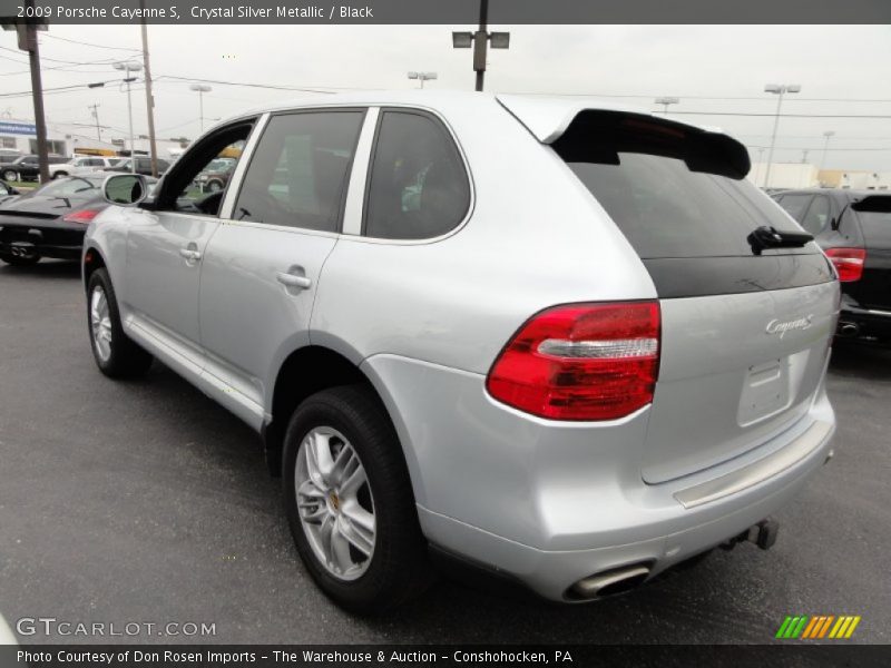 Crystal Silver Metallic / Black 2009 Porsche Cayenne S