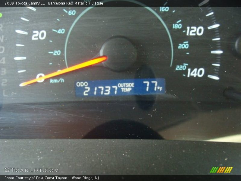 Barcelona Red Metallic / Bisque 2009 Toyota Camry LE