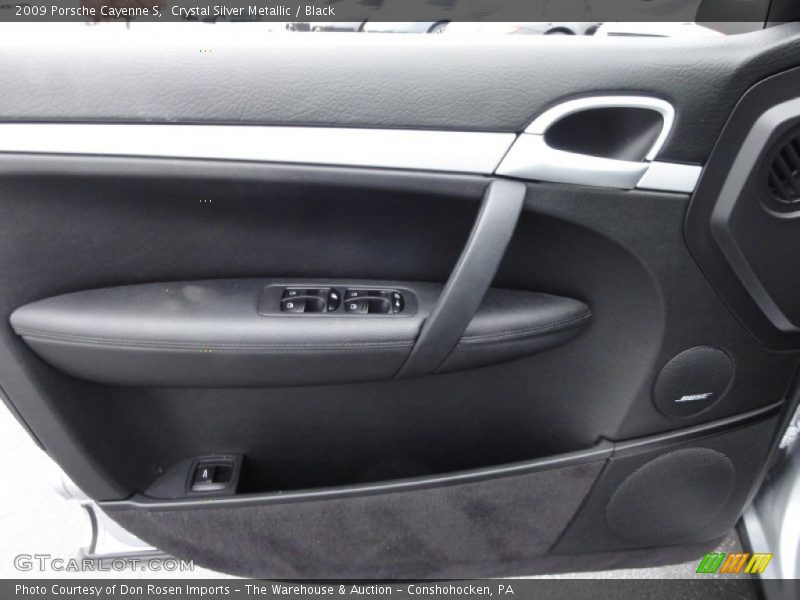 Crystal Silver Metallic / Black 2009 Porsche Cayenne S