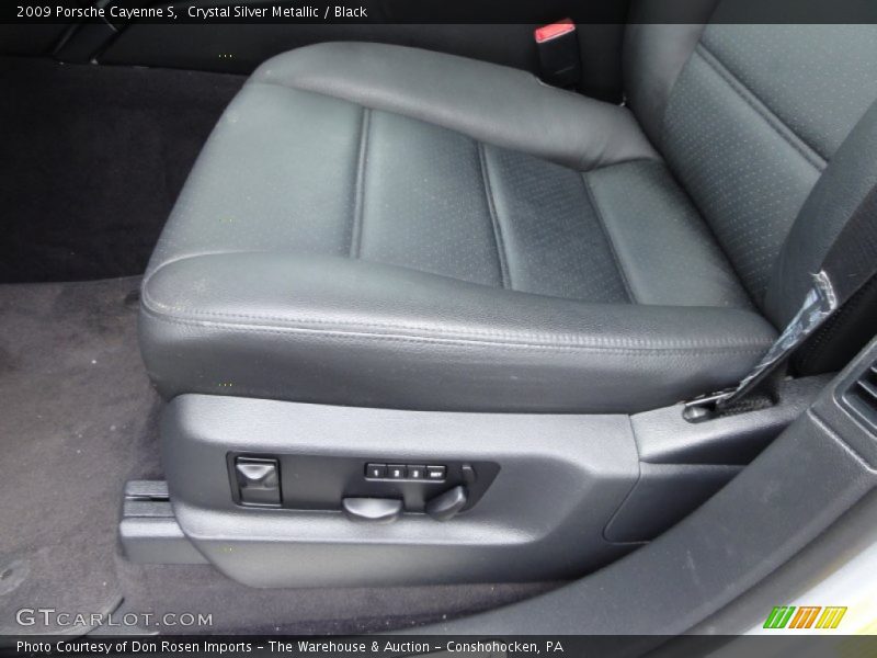 Crystal Silver Metallic / Black 2009 Porsche Cayenne S