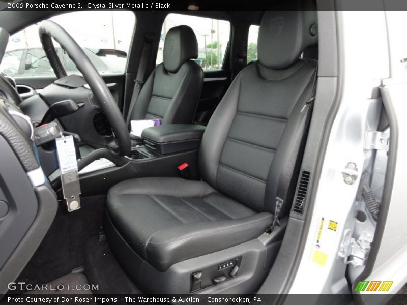 Crystal Silver Metallic / Black 2009 Porsche Cayenne S