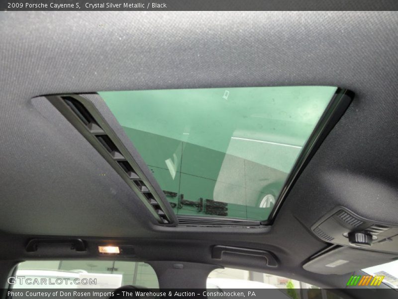 Crystal Silver Metallic / Black 2009 Porsche Cayenne S