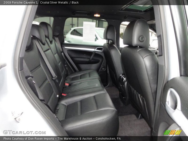 Crystal Silver Metallic / Black 2009 Porsche Cayenne S