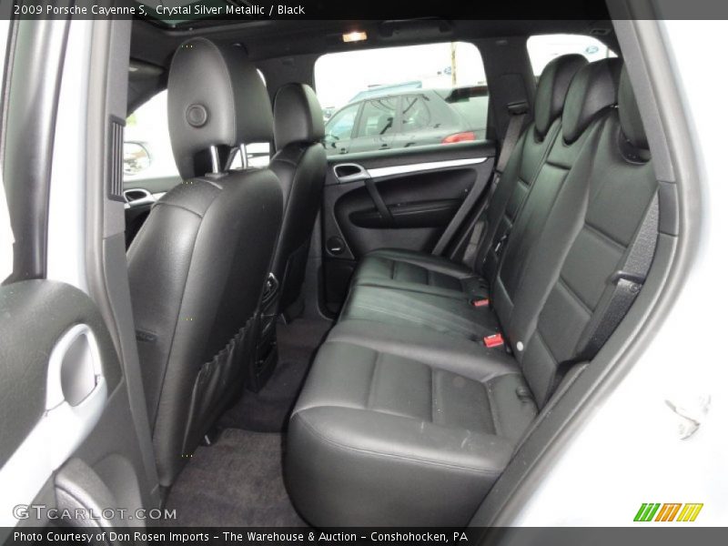 Crystal Silver Metallic / Black 2009 Porsche Cayenne S