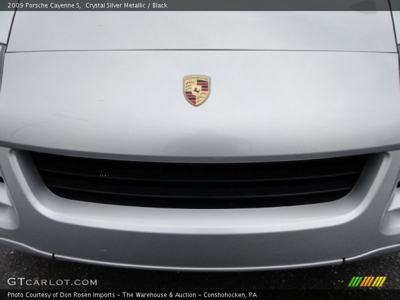 Crystal Silver Metallic / Black 2009 Porsche Cayenne S