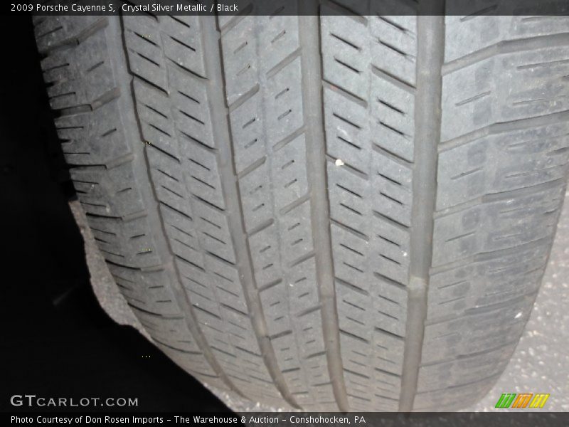 Crystal Silver Metallic / Black 2009 Porsche Cayenne S