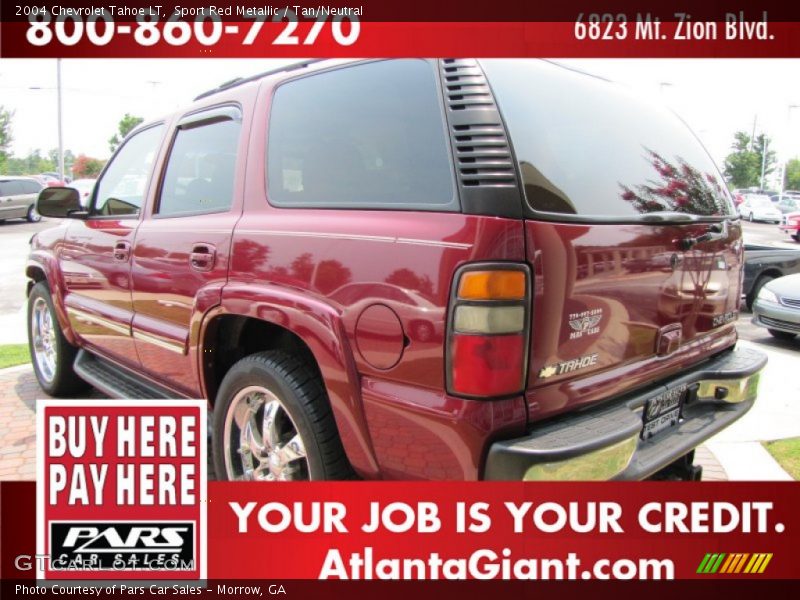 Sport Red Metallic / Tan/Neutral 2004 Chevrolet Tahoe LT