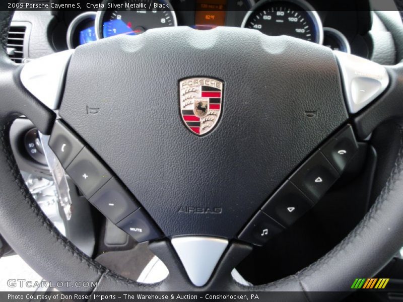 Crystal Silver Metallic / Black 2009 Porsche Cayenne S