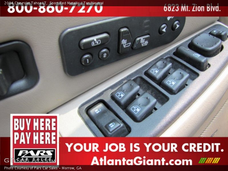 Sport Red Metallic / Tan/Neutral 2004 Chevrolet Tahoe LT
