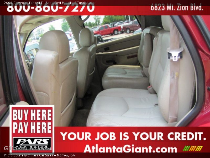 Sport Red Metallic / Tan/Neutral 2004 Chevrolet Tahoe LT