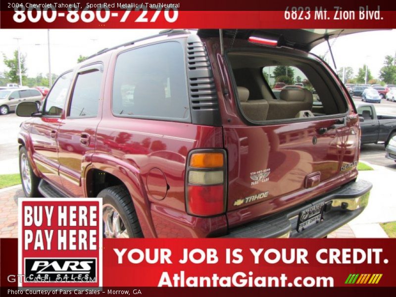 Sport Red Metallic / Tan/Neutral 2004 Chevrolet Tahoe LT