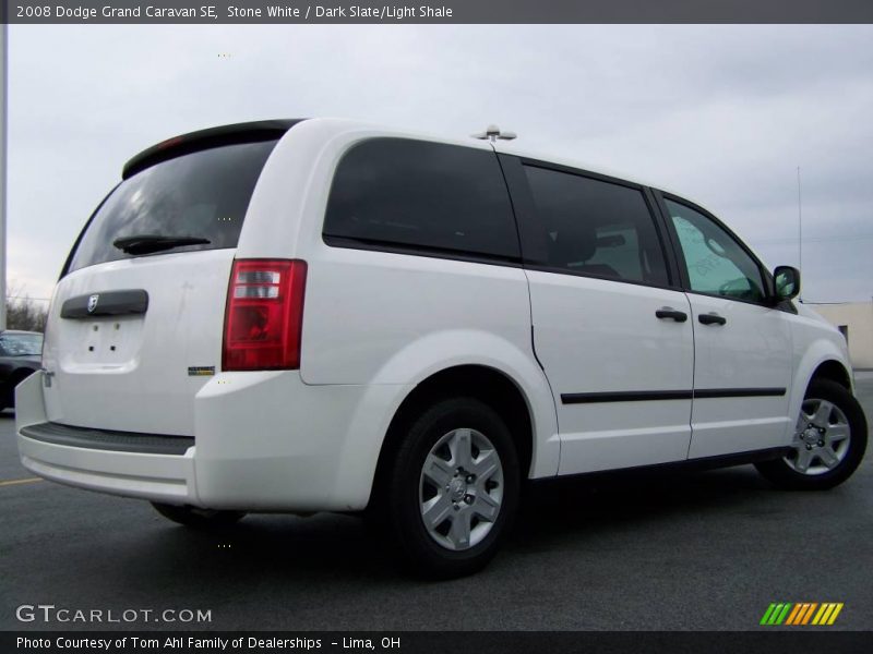 Stone White / Dark Slate/Light Shale 2008 Dodge Grand Caravan SE
