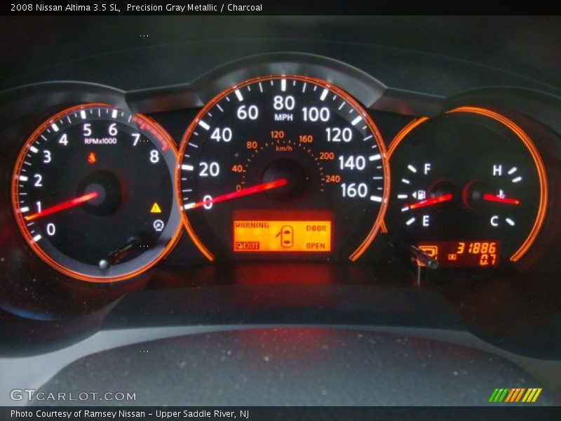 Precision Gray Metallic / Charcoal 2008 Nissan Altima 3.5 SL