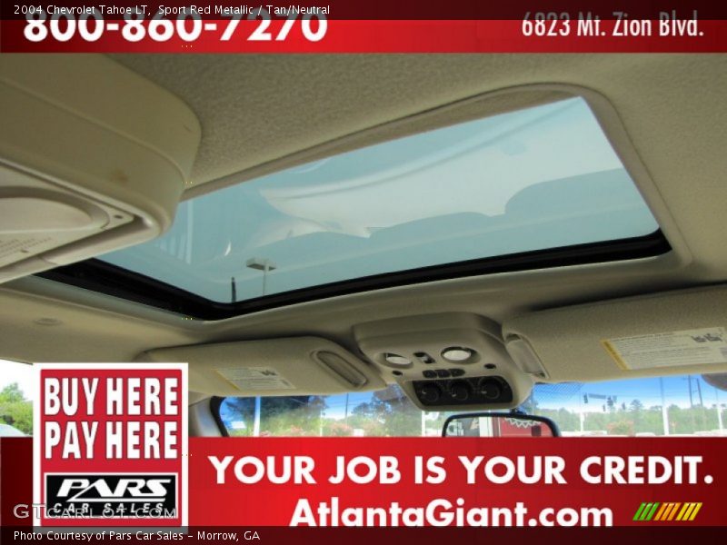 Sport Red Metallic / Tan/Neutral 2004 Chevrolet Tahoe LT