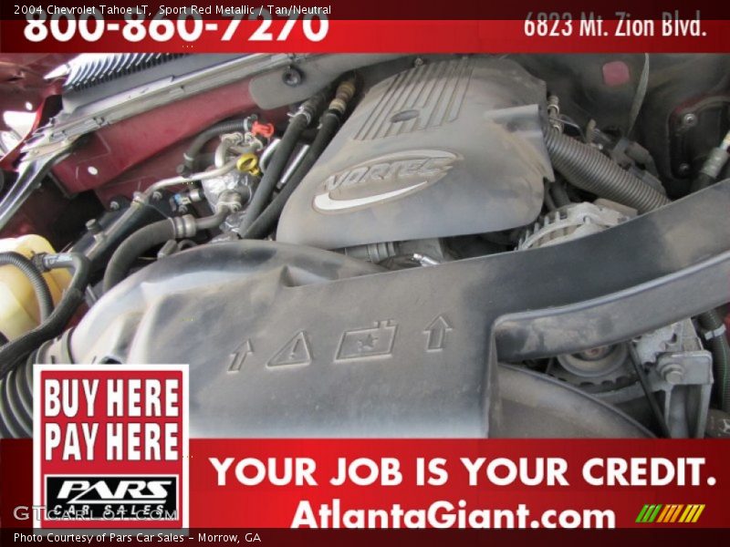 Sport Red Metallic / Tan/Neutral 2004 Chevrolet Tahoe LT