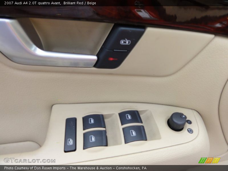 Brilliant Red / Beige 2007 Audi A4 2.0T quattro Avant