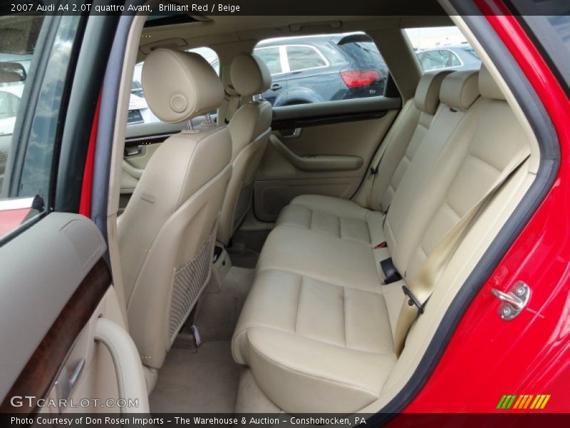  2007 A4 2.0T quattro Avant Beige Interior