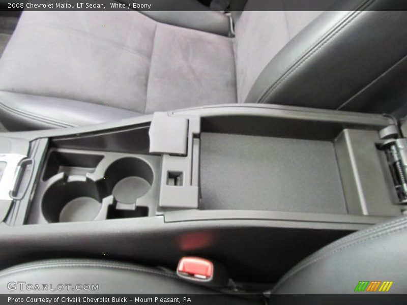 White / Ebony 2008 Chevrolet Malibu LT Sedan