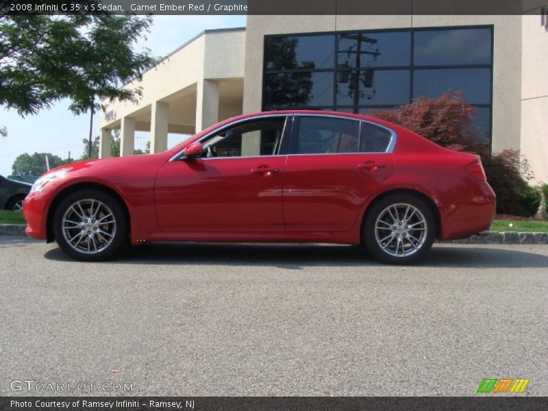 Garnet Ember Red / Graphite 2008 Infiniti G 35 x S Sedan