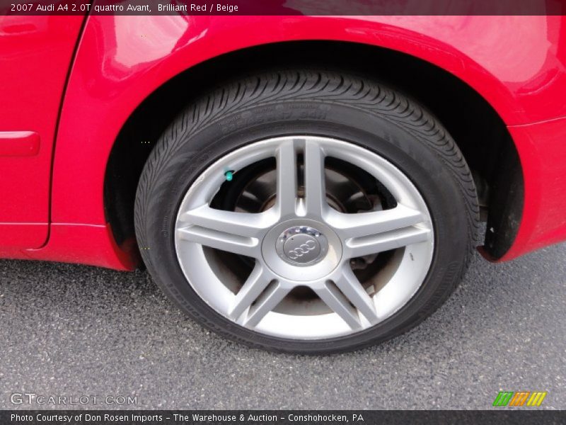  2007 A4 2.0T quattro Avant Wheel