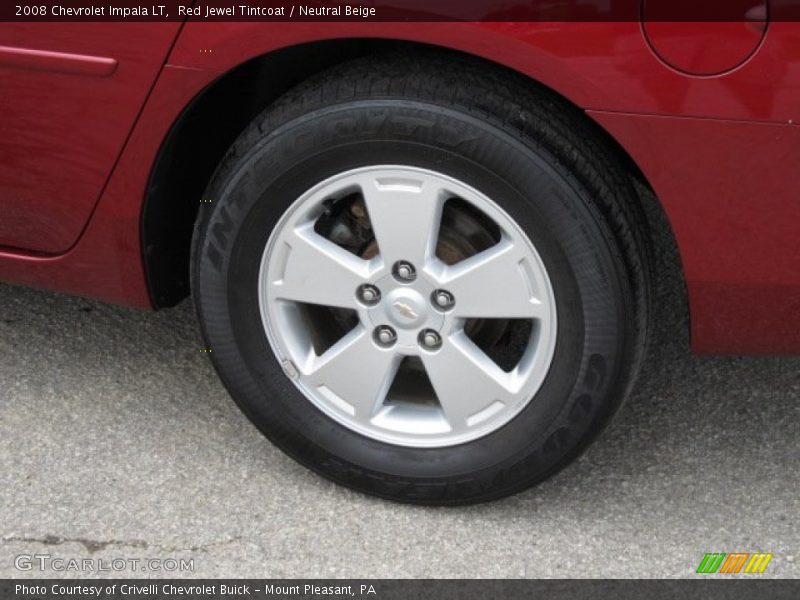 Red Jewel Tintcoat / Neutral Beige 2008 Chevrolet Impala LT