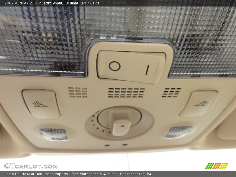 Controls of 2007 A4 2.0T quattro Avant