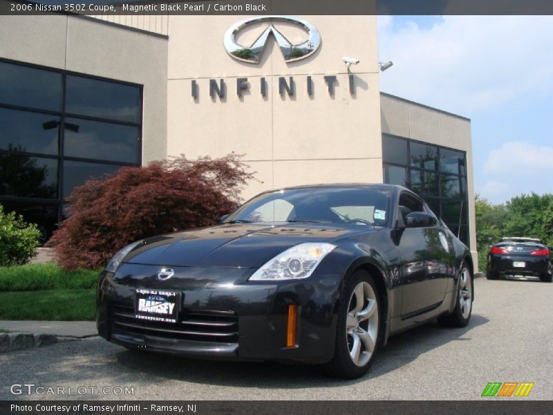 Magnetic Black Pearl / Carbon Black 2006 Nissan 350Z Coupe