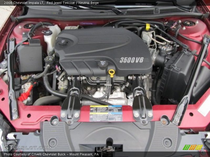 Red Jewel Tintcoat / Neutral Beige 2008 Chevrolet Impala LT