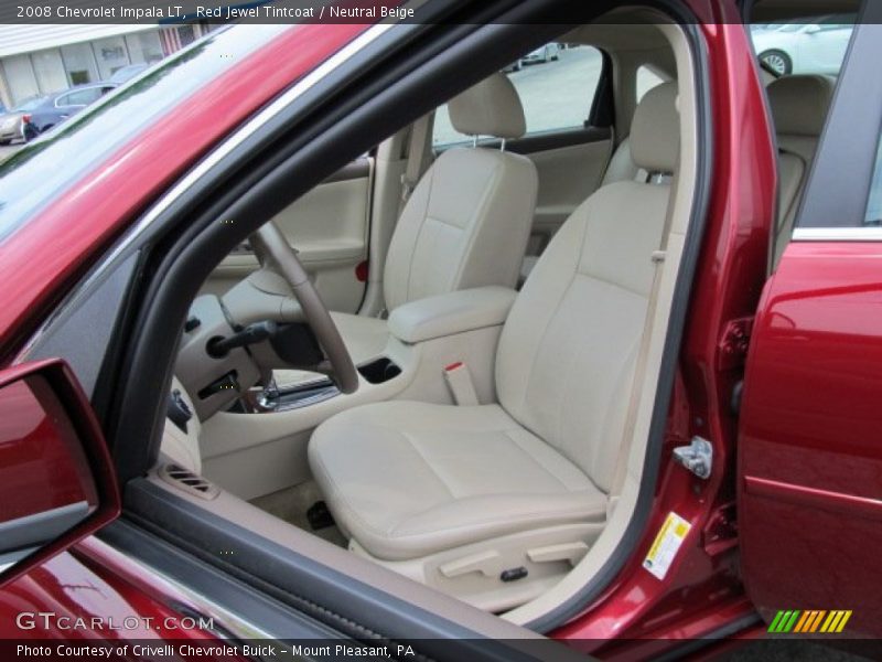Red Jewel Tintcoat / Neutral Beige 2008 Chevrolet Impala LT