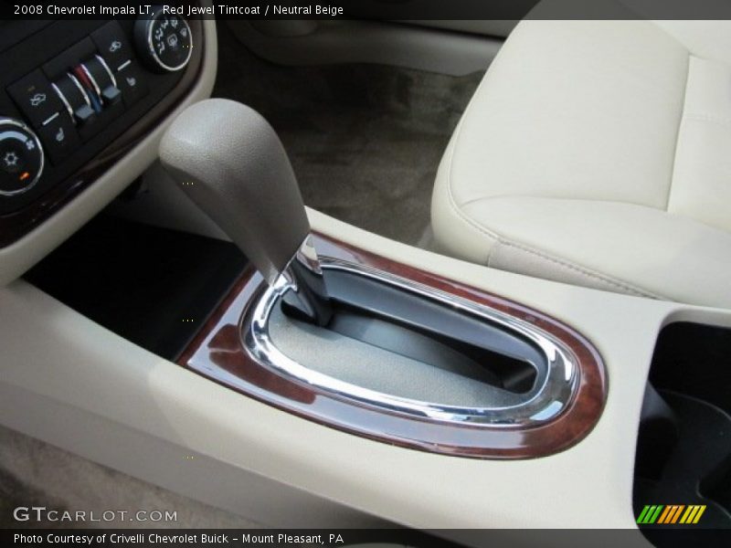 Red Jewel Tintcoat / Neutral Beige 2008 Chevrolet Impala LT