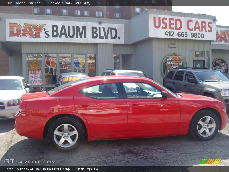 TorRed / Dark Slate Gray 2009 Dodge Charger SE