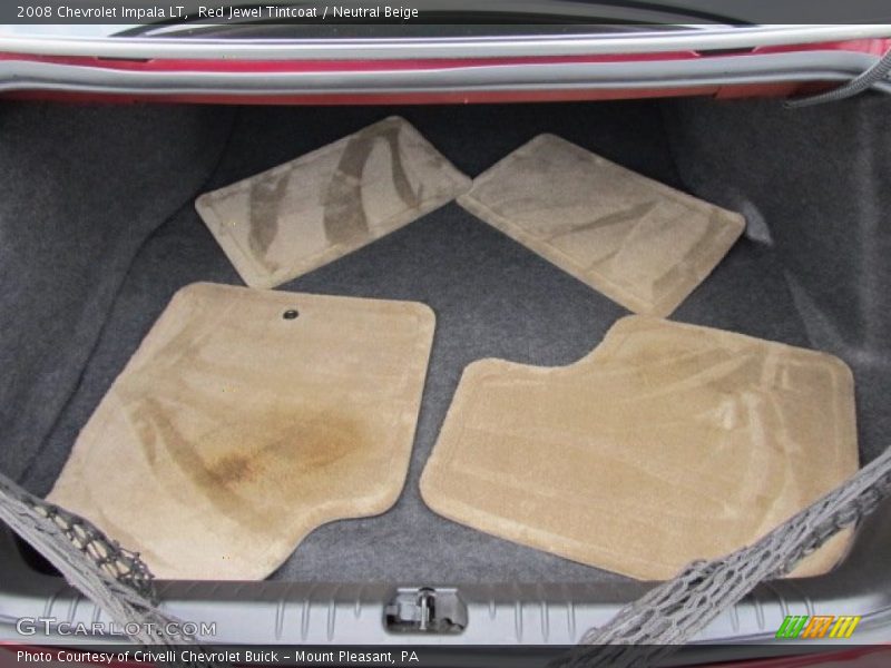 Red Jewel Tintcoat / Neutral Beige 2008 Chevrolet Impala LT