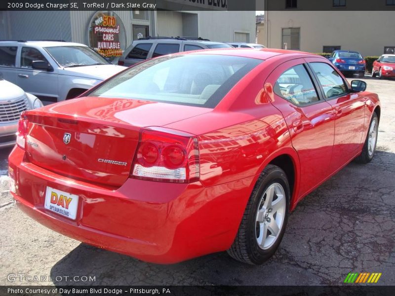 TorRed / Dark Slate Gray 2009 Dodge Charger SE