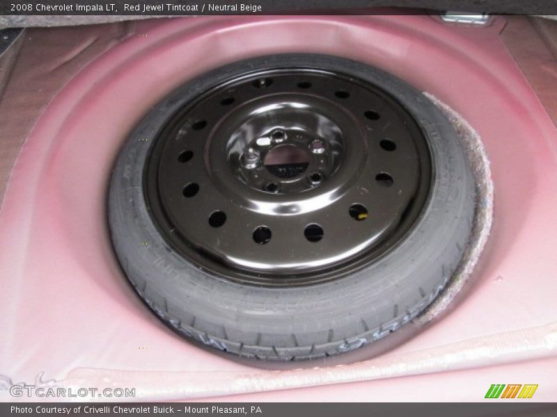 Red Jewel Tintcoat / Neutral Beige 2008 Chevrolet Impala LT