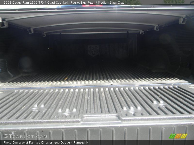Patriot Blue Pearl / Medium Slate Gray 2008 Dodge Ram 1500 TRX4 Quad Cab 4x4