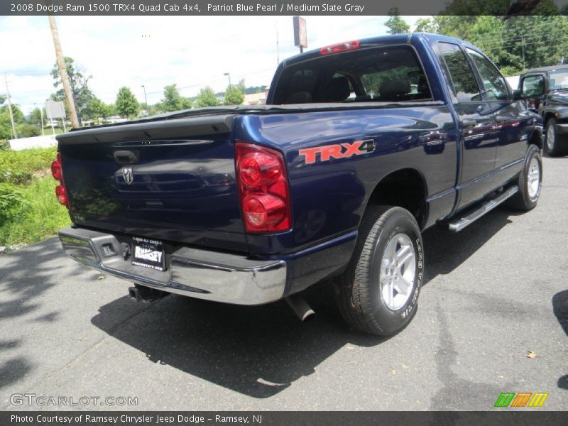 2008 Ram 1500 TRX4 Quad Cab 4x4 Patriot Blue Pearl
