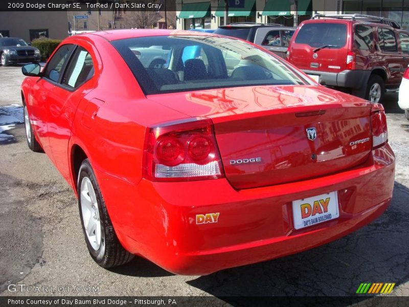 TorRed / Dark Slate Gray 2009 Dodge Charger SE