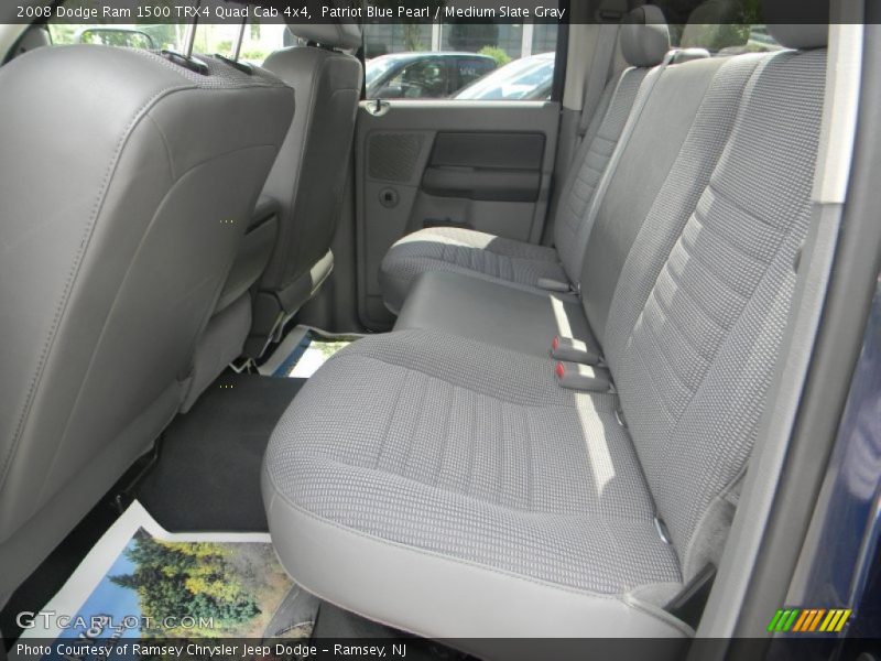  2008 Ram 1500 TRX4 Quad Cab 4x4 Medium Slate Gray Interior